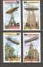 BULGARIA 2000  -  ZEPPELINS - CPL. SET - USED OBLITERE GESTEMPELT USADO - Zeppeline