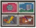 SUISSE..1999.TIMBRE DE SERVICE.PROPRIETE INTELECTUELLE ..YVERT   N° 457-460 - Dienstzegels