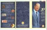 20 JAAR  KONING  BOUDEWIJNSTICHTING  250 FRANK  ZILVER 1996  PROOF  MEDAILLESLAG - 250 Francs