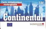 TELECARTE / Rechargeable /  SYMACOM - Continental Façiale 7.5 € / N° Europe 7 - 007964-0098 / Très Bon Etat - Other - Europe