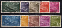 Spagna - Posta Aerea -  10 Valori Usati - Used Stamps