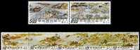 Taiwan 1968 Ancient Chinese Painting Stamps -City Of Cathay (1) Bridge Boat - Ungebraucht