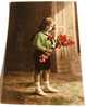 == Kind Mit Blumen Belgien 1914 - Storia Postale