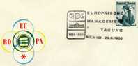 Europäisches Managment Tagung 1961 Österreich 894+ Sonderbrief 1€ CEPT - Mitläufer Wiener Rathaus - Europagespräch - Brieven En Documenten