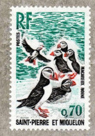 SAINT-PIERRE Et MIQUELON : Macareux Moine Ou « Perroquet De Mer » ( Fratercula Arctica) - Charadriiformes - Unused Stamps