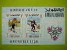 Umm Al Qiwain  Winter Olympics 1968 Sport S/s ** MNH - Invierno 1968: Grenoble