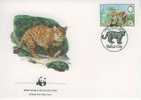 W0307 Jaguar Panthera Anca Belize 1983 FDC Premier Jour WWF - Belize (1973-...)