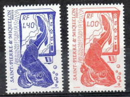 SAINT-PIERRE Et MIQUELON : La Pêche : Méthode Moderne De Détection - Morue - Poisson - Unused Stamps