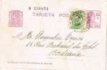 Entero Postal Estafeta De Cambio De IRUN 1933. Republica - 1931-....