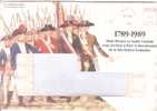 France, HistoireDecaux, Castelot, Bicentenaire, 1789, 1989, Classe Ouverte - Enveloppe Entière, 2 Images  (G136) - French Revolution