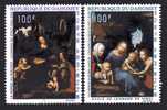 1969 DAHOMEY  Painting  Cpl Set Of 2 Yvert Cat N° Air 99/100 Perfect MNH** - Madonne