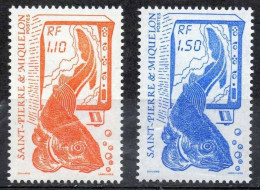 SAINT-PIERRE Et MIQUELON : La Pêche : Méthode Moderne De Détection - Morue - Posson - Unused Stamps
