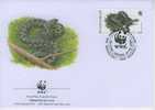 W0076 Vipere Peliade Vipera Berus Belgique 2000 FDC Premier Jour WWF - Serpents