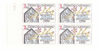 Czechoslovakia 1990 Helsinki Conference 15th Anniversary Blk Of 4 MNH - Nuevos