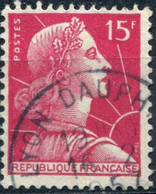 Pays : 189,06 (France : 4e République)  Yvert Et Tellier N° : 1011 (o) - 1955-1961 Marianne De Muller