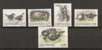 DANEMARK    Faune  Danoise  Animaux Divers 1089 1093** - Mussen