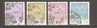 GERMANY DDR 1974 - PLAUENER SPITZE - CPL. SET - USED OBLITERE GESTEMPELT - Textil