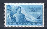 SAN MARINO 1956 -- 50° ARENGO -- ** - Ungebraucht