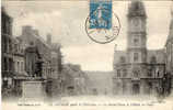 TOP!! LE CATEAU APRES LA LIBERATION - LA GRAND PLACE ET L'HOTEL DE VILLE  * 1921  **!! - Le Cateau