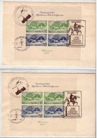 1938 -  Yvert N°5 + 5A  Sur FRAGMENT  - COTE = 250 EUROS - RARE - Blokken & Velletjes