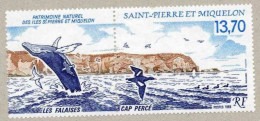 SAINT-PIERRE Et MIQUELON : Patrimoinr Naturel Des Îles :le Cap Percé : Falaise Et Oiseaux - Ungebraucht