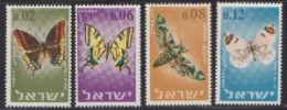 Israel Scott #  304-307  MNH VF Butterflies - Neufs (sans Tabs)