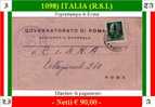 Italia 01098 (R.S.I.) - Oblitérés