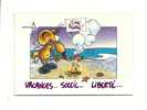 Cp, Humour, "Ze Souris", CS.BDM.S.11, Vacances... Soleil... Liberté... - Humour