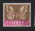 Zambia Used  1968, Moth, Insect, Butterfly - Zambie (1965-...)