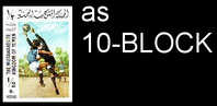 YEMEN KINGDOM (Royal North) 1967 Olympics Mexico Football 1/2B. IMPERF.10-BLOCK      [ungezähnt,non Dentelé] - Verano 1968: México