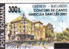 Opera .Stamps Overprint HARICLEA DARCLEE 2001 MNH - Romania. - Unused Stamps