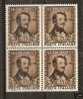 1948 TRIESTE A VARIETA' QUARTINA DONIZETTI MNH ** R3062 - Neufs