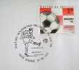 1997 CROATIA CANCELATION ON COVER CROATIA - UKRAINA MATCH SOCCER FOOTBALL FUSSBALL - 1998 – Frankrijk