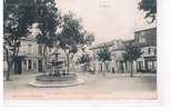 CAPENDU - Fontaine Et Place De La Mairie - Capendu