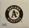 Autocollant Des OAKLAND ATHLETICS (baseball) - Oakland Athletics