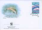 W0237A Dauphin Blanc Sousa Chinensis Hong Kong 1999 FDC Premier Jour WWF - Delfines