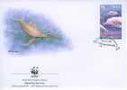 W0237B Dauphin Blanc Sousa Chinensis Hong Kong 1999 FDC Premier Jour WWF - Delfini