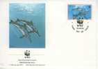 W0904 Dauphin De Risso Grampus Griseus Niue 1993 FDC WWF - Delfines