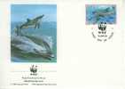 W0906A Dauphin Tacheté Pantropical Stenella Attenuata Niue 1993 FDC WWF - Dolfijnen