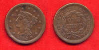 ETATS UNIS - UNITED STATES - USA - ONE CENT 1843 - Andere & Zonder Classificatie