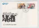 Faroe Islands FDC 1-4-1985 EUROPA CEPT Complete Set With Cachet - 1985