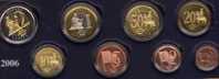 Probe - Satz 2006 Papst Benedikt Komplett 8 Münzen Prägefrisch 70€ In Münzdosen Und Folder - Vatikan