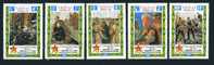 1987 LAOS 70° Ann. October Revolution  Cpl Set Of 5 Yvert Cat N° 798/02   Perfect MNH** - WO1