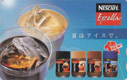 Carte Prépayée Japon - Boisson Café Nescafé NESTLE - Japan  Prepaid Card  - Tosho Karte - 59 - Alimentación