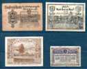 LOT DE 4 BILLETS A IDENTIFIER . - A Identificar