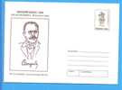 Ion Luca Caragiale Author Theatrical, Humorous Sketches ROMANIA Stationery Cover 2002 - Teatro