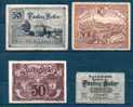 LOT DE 4 BILLETS A IDENTIFIER . - Zu Identifizieren