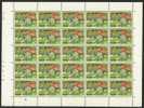 SWITZERLAND 1975 Farmhouses — Sheet Of 25 Dummy Stamps - Specimen Essay Proof Trial Prueba Probedruck Test - Variétés