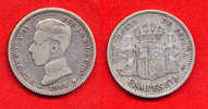 ESPAGNE - ESPAÑA - SPAIN - ALPHONSE XIII - ALFONSO XIII - PESETA 1904 - Sonstige & Ohne Zuordnung