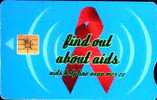 SOUTH AFRICA Used Phonecard /gebruikte Telefoonkaart "Find Out About Aids" - South Africa